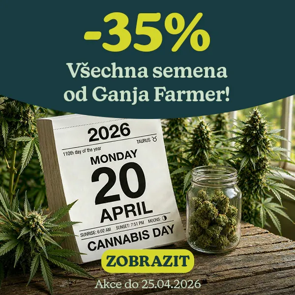 420 akce: 35 % sleva na v&scaron;echna semena Ganja Farmer.